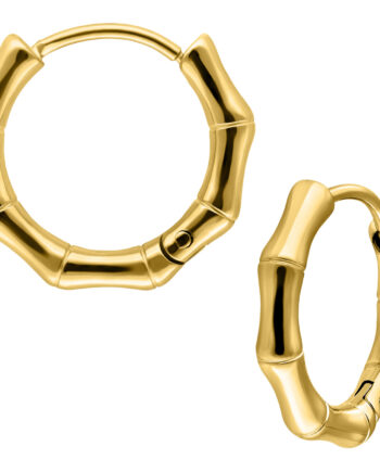 Little Bamboo Hoop Earrings